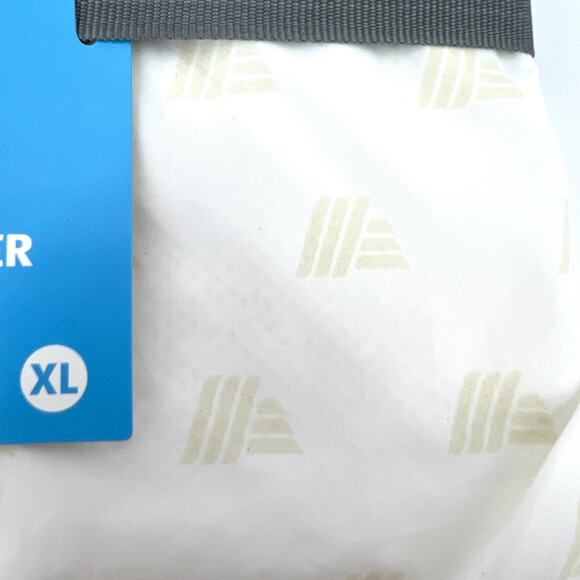 Aldi Gear Ladie's 2024 Windbreaker Allover Logo Rainbow Striped Sleeves XL NEW - Picture 4 of 7